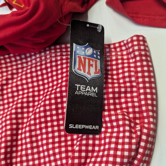 NWT NFL Team Apparel Red Size Large Chiefs Pajamas - Picture 4 of 7